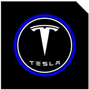 LED Logo Tesla Puddle Lights for Model 3 / Y / S / X