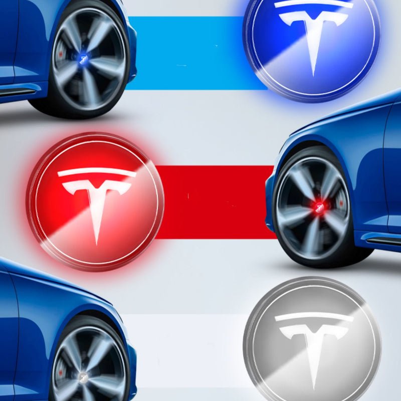 LED Wheel Hub Light Caps For Tesla Model 3/Y/X/S（4ps）