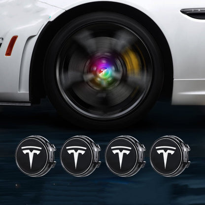 LED Wheel Hub Light Caps For Tesla Model 3/Y/X/S（4ps）