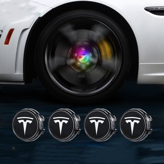 LED Wheel Hub Light Caps For Tesla Model 3/Y/X/S（4ps）