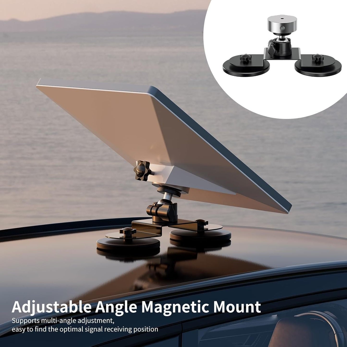 Magnetic Adjustable Mount for Starlink Mini
