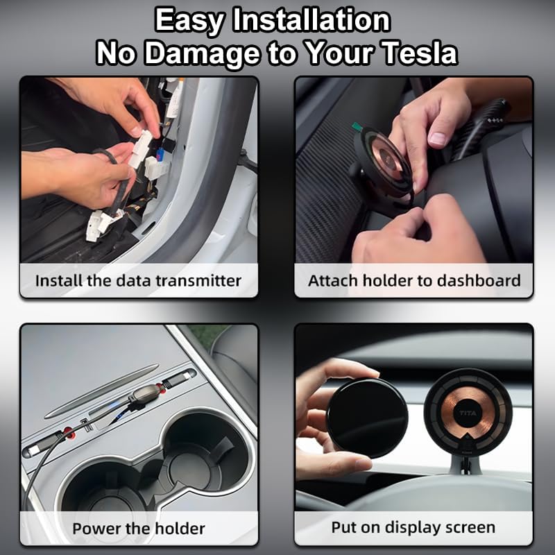 Magnetic Dashboard Display for Model 3&Y