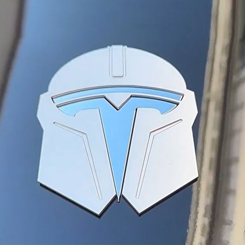 Metal Badge Stickers For Tesla Model 3/Y 2017-2025