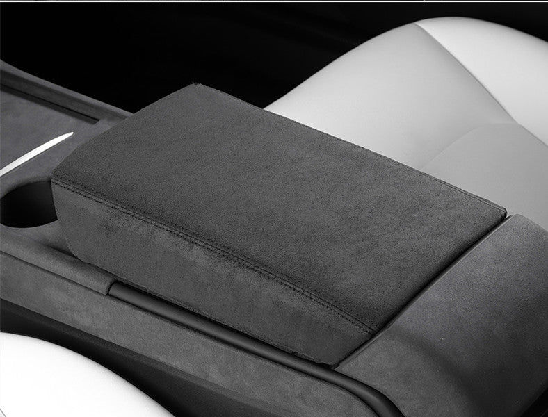 Alcantara Armrest Cover for Model 3 Highland & New Model Y