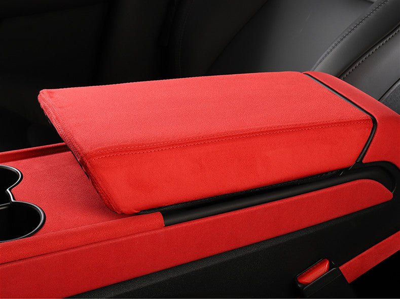 Alcantara Armrest Cover for Model 3 Highland & New Model Y