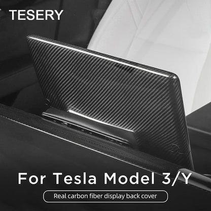 Model 3 / Y Display Cover - Carbon Fiber Interior Mods