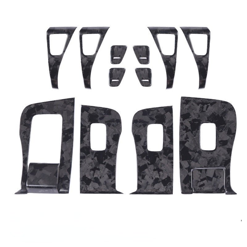 Model 3 / Y Window & Door Switch Covers - Carbon Fiber Interior Mods（Left & Right Hand）