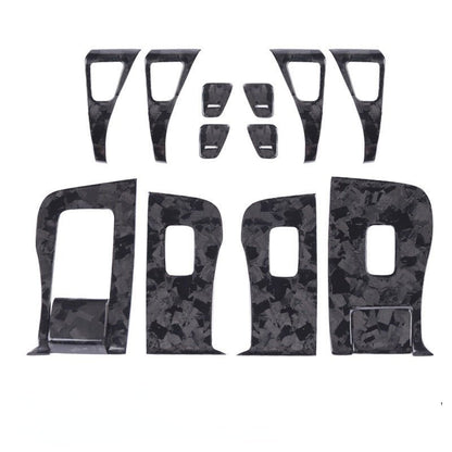 Model 3 / Y Window & Door Switch Covers - Carbon Fiber Interior Mods（Left & Right Hand）