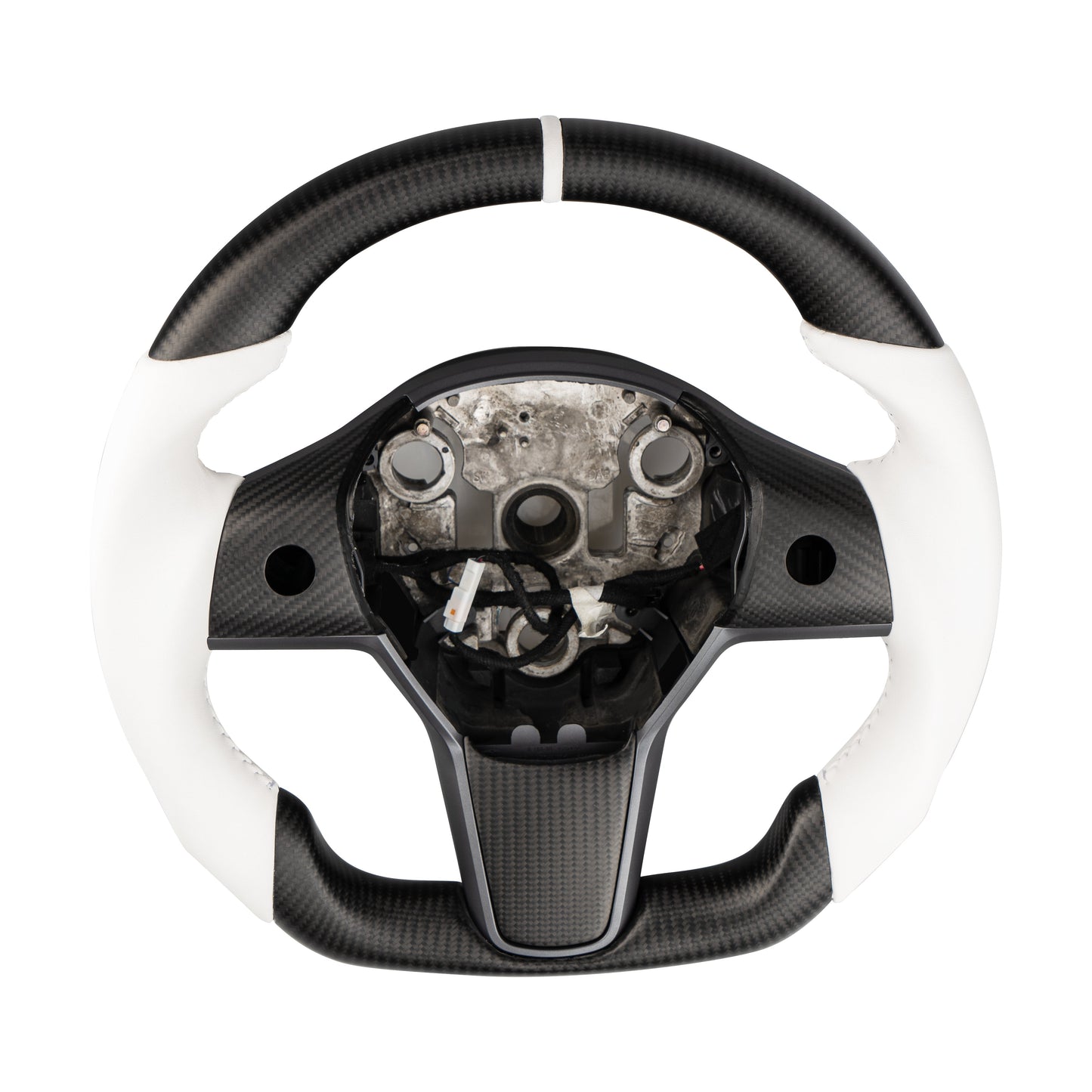 Model 3 / Y Sport Round Carbon Fiber Steering wheel 【Style 41】