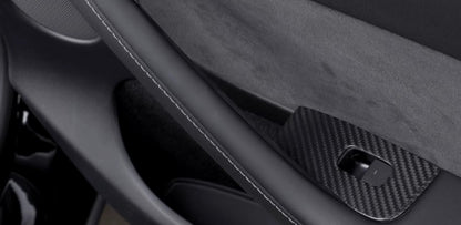 Model 3 / Y Window & Door Switch Covers - Carbon Fiber Interior Mods（Left & Right Hand）