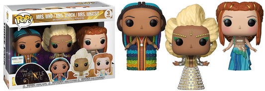 Mrs. Who, Mrs. Which & Mrs. Whatsit (A Wrinkle in Time) 3-pk - Barnes & Noble Exclusive