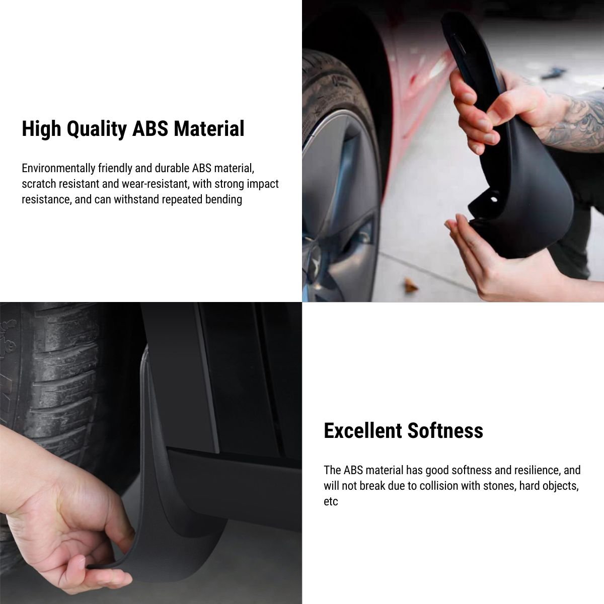 Mud Flaps Splash Guards for Tesla Model 3 / Y