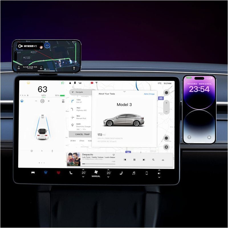 Multi-Angle Screen Magnetic Mount For Tesla Model 3/Y