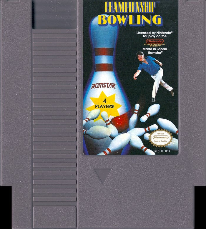 Loose NES Cart - Championship Bowling