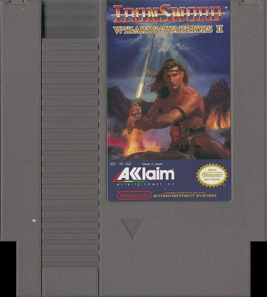 Loose NES Cart - Iron Sword: Wizards & Warriors II