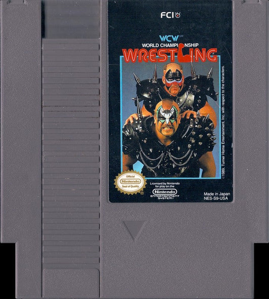 Loose NES Cart - WCW World Championship Wrestling
