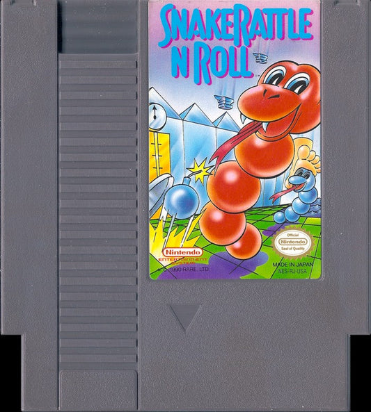 Loose NES Cart - Snake Rattle n Roll