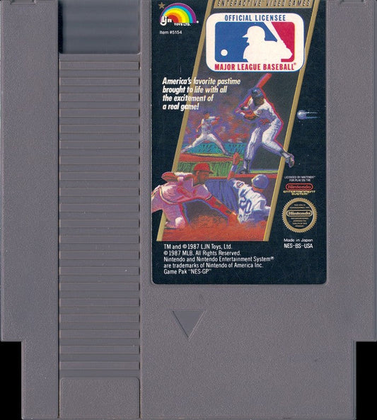 Loose NES Cart - Major League Baseball
