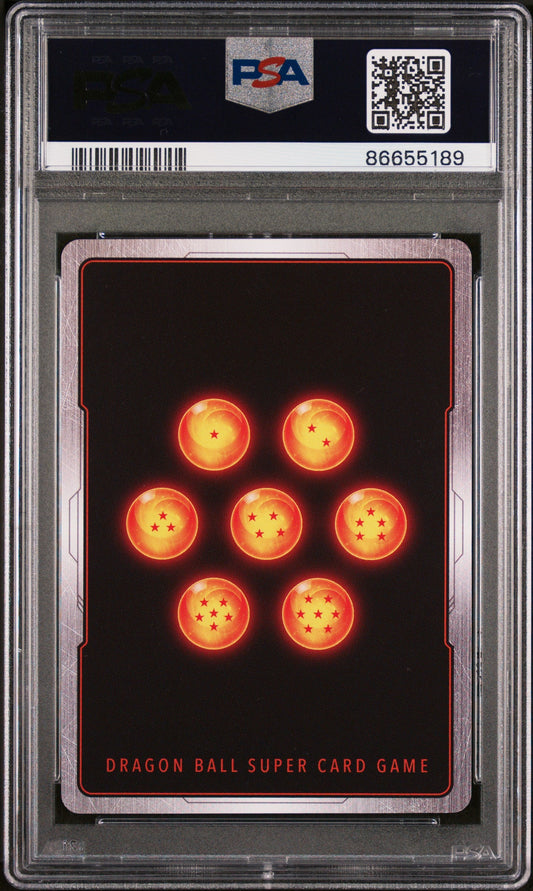 2021 DRAGON BALL SUPER CROSS SPIRITS SSG GOKU, LGNDRY SPRT #P-312 - PSA 10