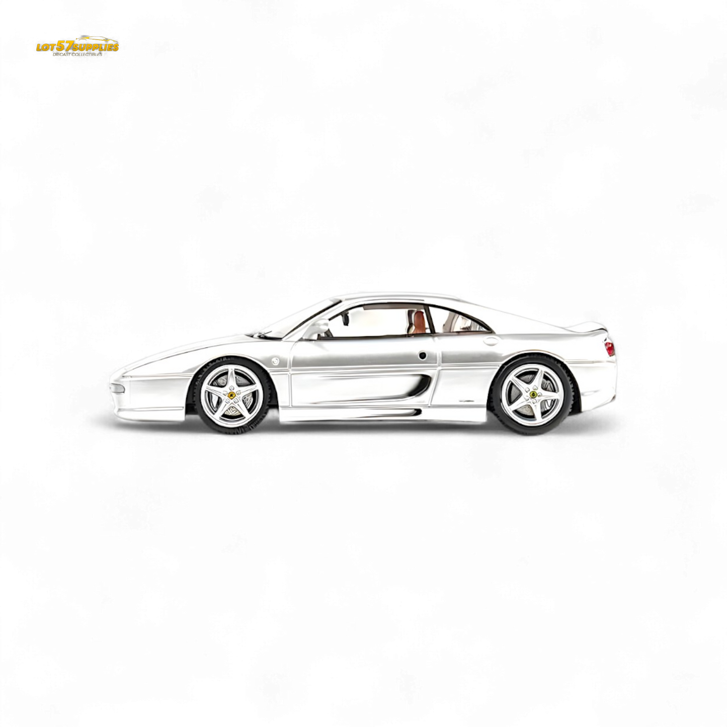 TPC F355 challenge Diecast Model in Silver 1:64