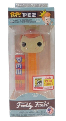 Pop Pez Freddy Funko (Orange) - 2018 Funko Fundays Exclusive /450 made  [light damage]