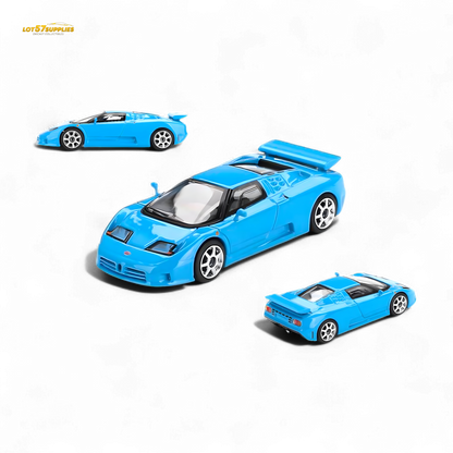 Mini-GT Bugatti EB110 Super Sport Blu Bugatti #890 1:64