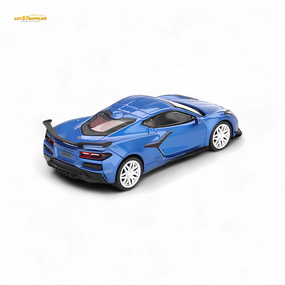 Mini-GT Chevrolet Corvette Z06 2023 Elkhart Lake Blue Metallic #892 1:64