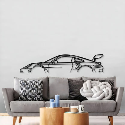911 GT3 RS Model 992 Metal Car Wall Art  - MT0860