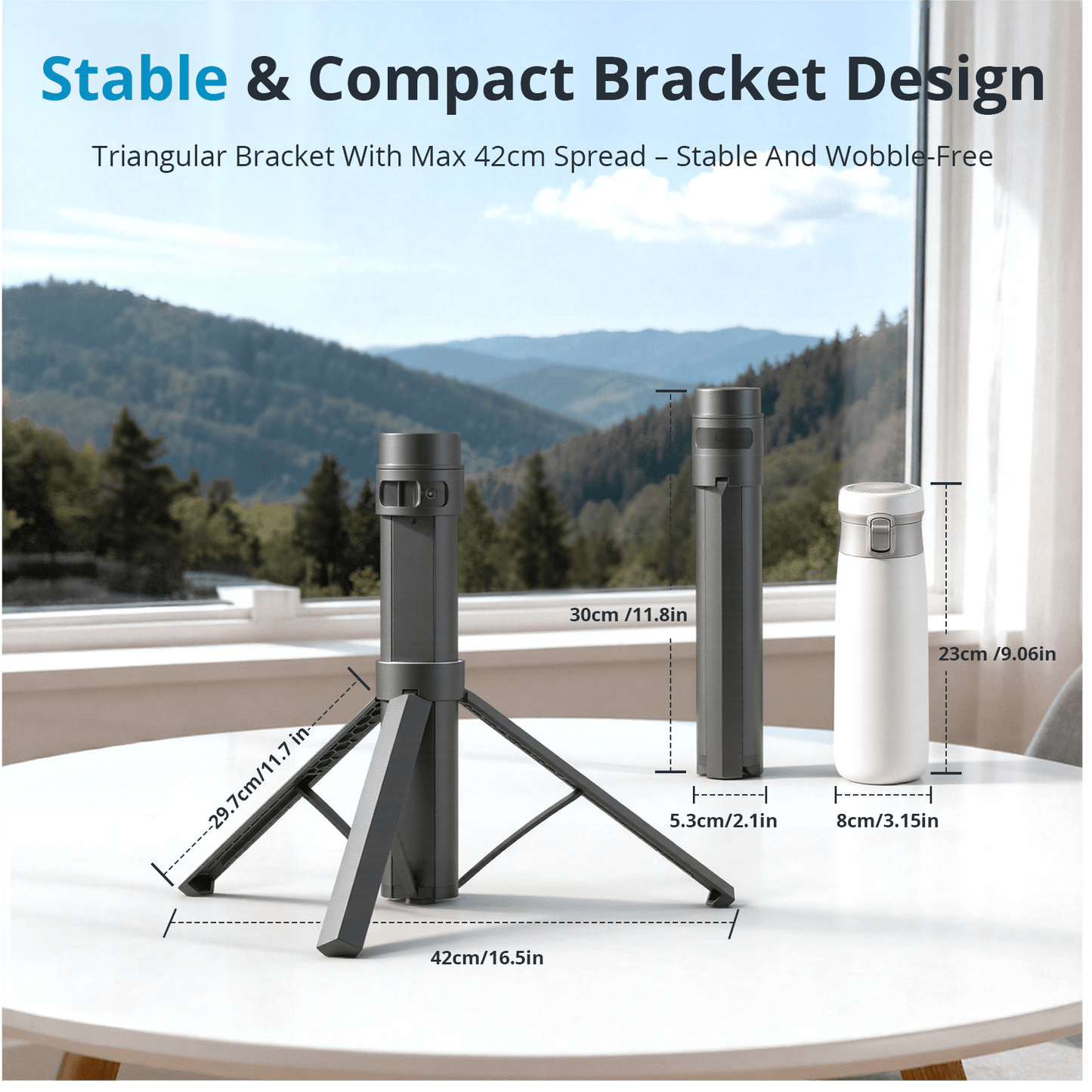 Portable Power & Mounting System for Starlink Mini | 45000mAh Battery Tripod Stand