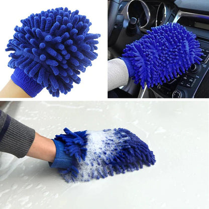 Premium Chenille Car Wash Glove 2pcs