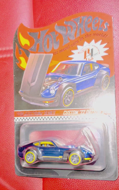 Hot Wheels Red Line Club Selections 2018 Custom ‘72 Datsun 240z Real Riders Exclusive Diecast