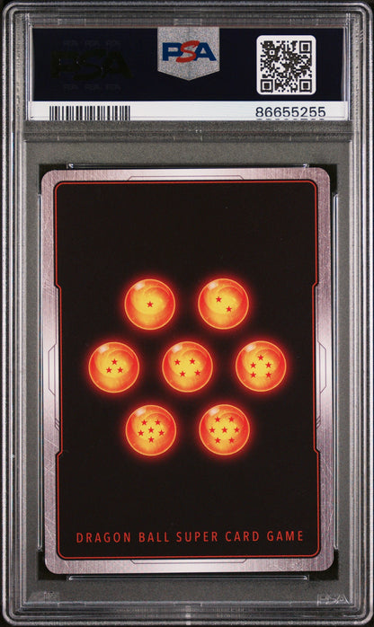 2022 DRAGON BALL SUPER REALM OF THE GODS 7 SSG GOKU, DVN RSTRNT #P-362 - PSA 10