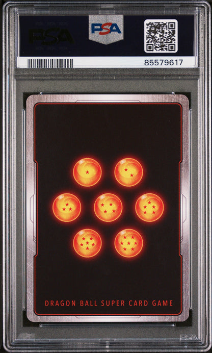 2018 DRAGON BALL SUPER MIRACULOUS REVIVAL BLK MSK SYN, SPLNTRNG #P-075 - PSA 10