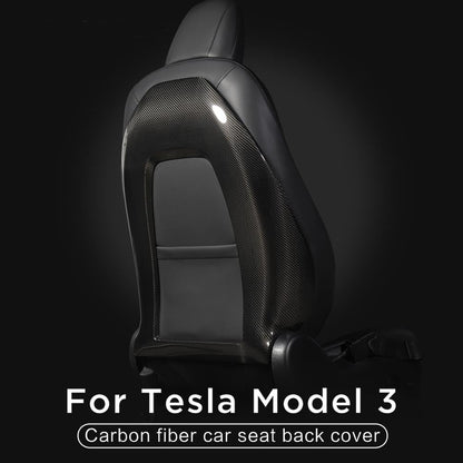 Back Seat Cover for Model 3 / Y - Real Carbon Fiber Interior Mods