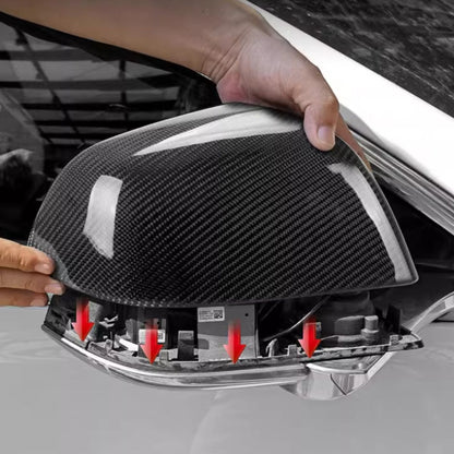 Real Carbon Fiber Mirror Covers Replacement for Model S / X