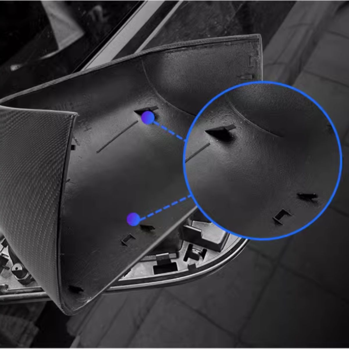 Real Carbon Fiber Mirror Covers Replacement for Model S / X