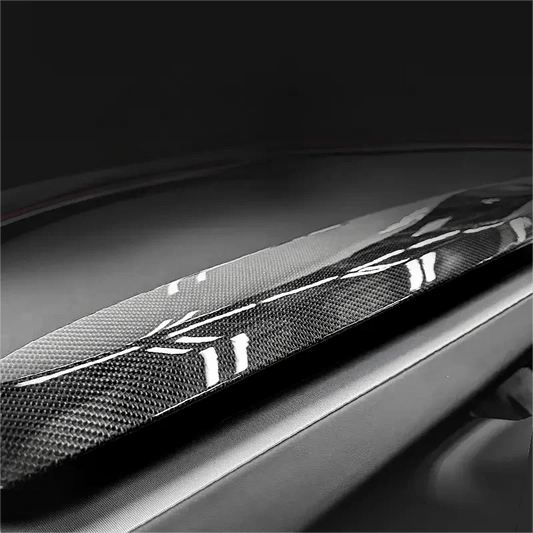 Real Dry Carbon Fiber Dash Cover Overlay for Model 3 Highalnd & New Model Y