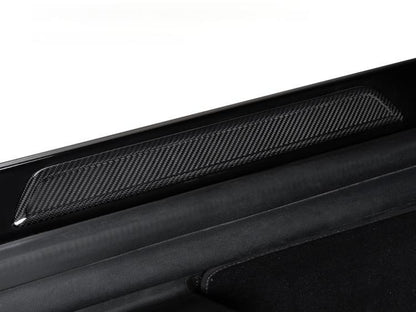 Real Dry Carbon Fiber Door Sill Strip Overlay for Model 3 / Y