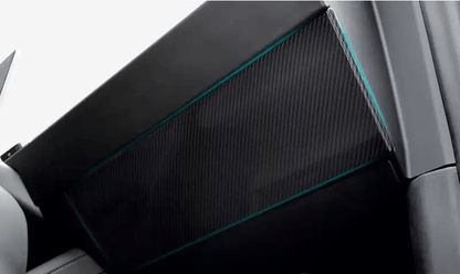 Real Dry Carbon Fiber Glove Box Cover Overlay for Model Y / 3