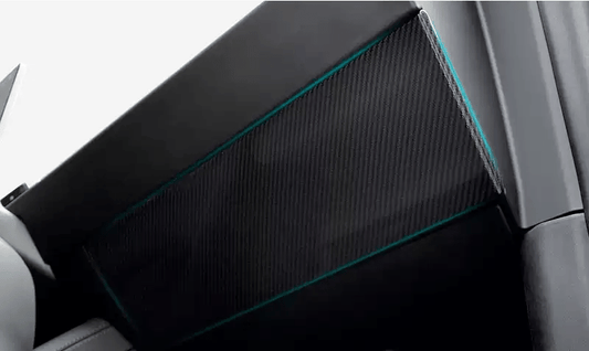 Real Dry Carbon Fiber Glove Box Cover Overlay for Model Y / 3