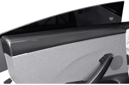 Real Dry Carbon Fiber Upper Door Trim Panel Overlay for Model 3 Highland / Model Y Juniper