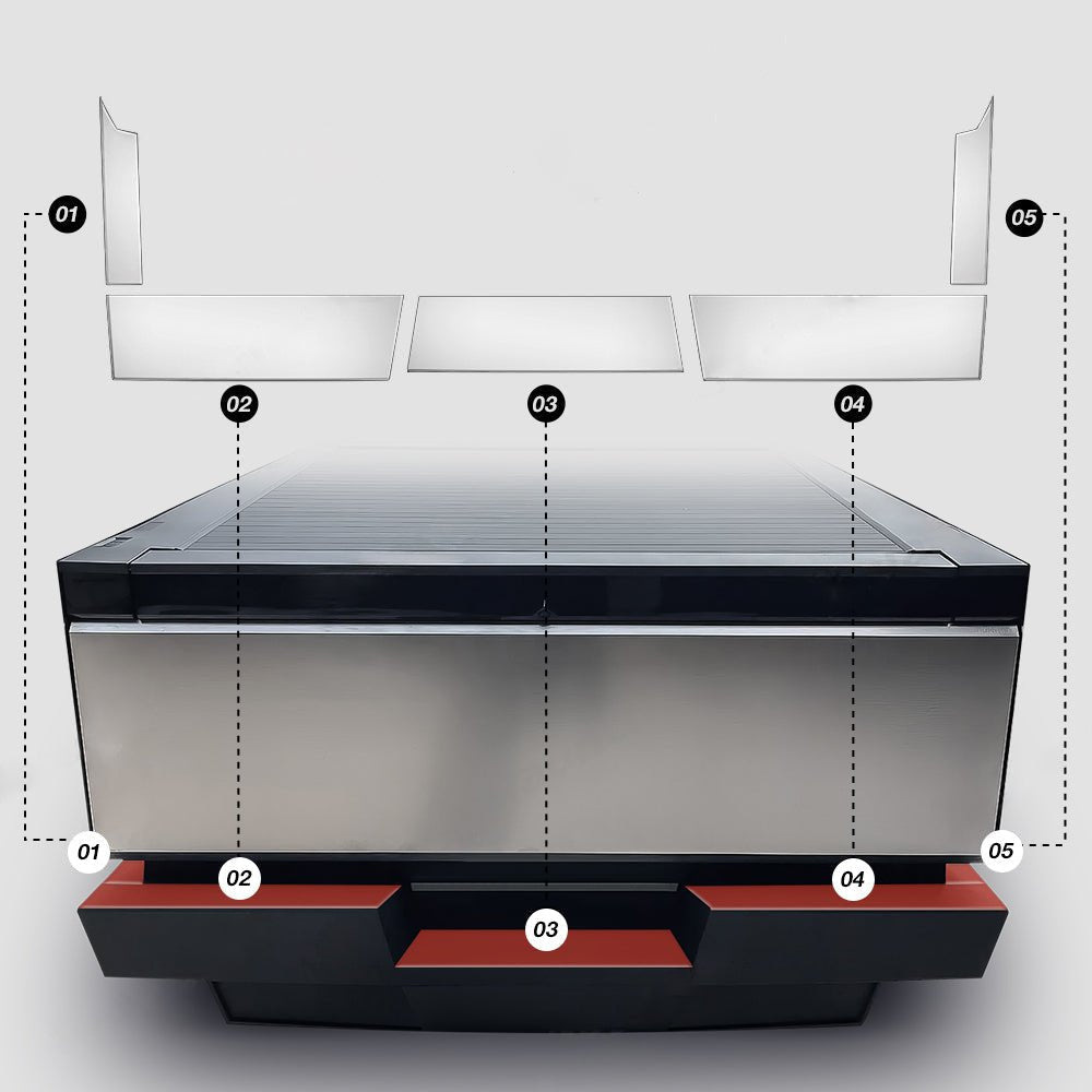 Rear Bumper Protection Mat for Cybertruck