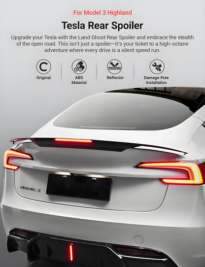 Rear Led Spoiler for Tesla Model 3 Highland / Model Y