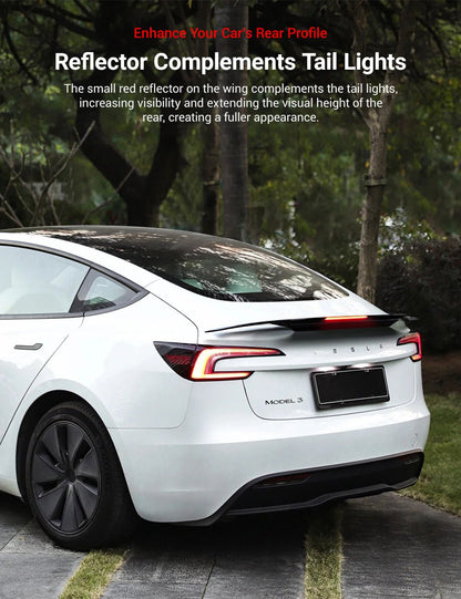Rear Led Spoiler for Tesla Model 3 Highland / Model Y