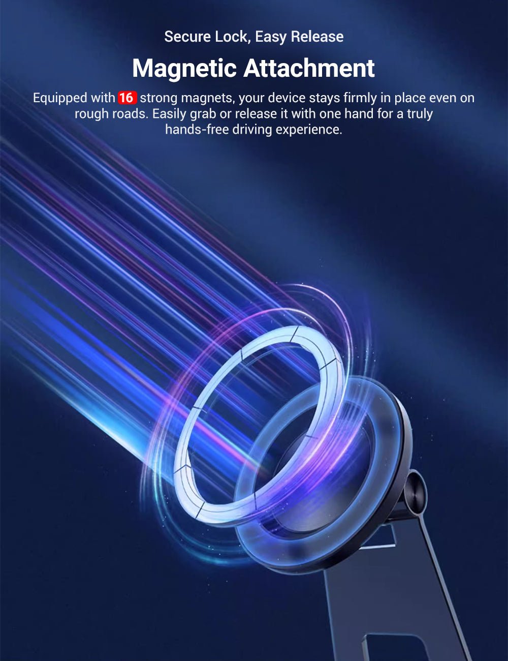 Rear Seat Magnetic Car Holder for Tesla Model 3/Y