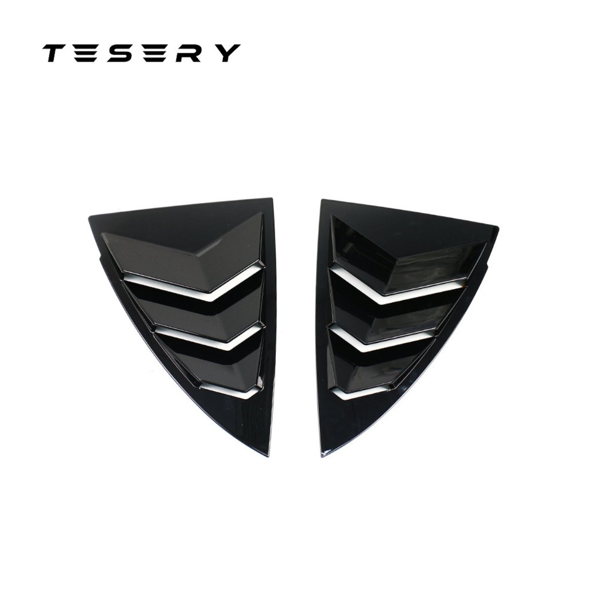Rear Side Window Louvers Cover for Tesla Model Y