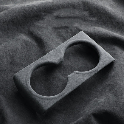 Rear Water Cup Holder Cover Trim Alcantara Suede for Model 3 Highland & Model Y Juniper