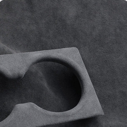 Rear Water Cup Holder Cover Trim Alcantara Suede for Model 3 Highland & Model Y Juniper