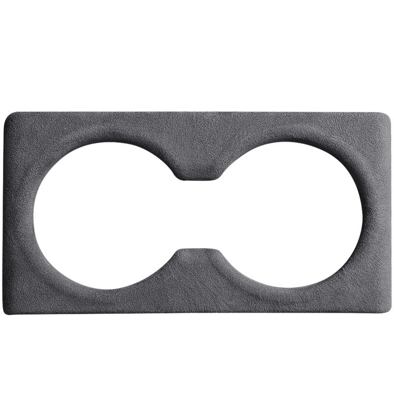 Rear Water Cup Holder Cover Trim Alcantara Suede for Model 3 Highland & Model Y Juniper