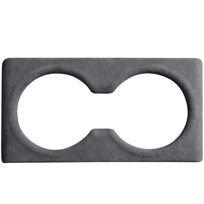 Rear Water Cup Holder Cover Trim Alcantara Suede for Model 3 Highland & Model Y Juniper